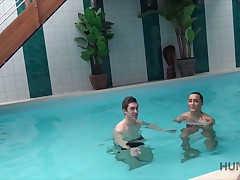 Pool was ideal place to pick up and penetrate girl for cash